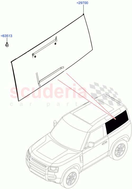 Part Diagram for Land Rover LR132086