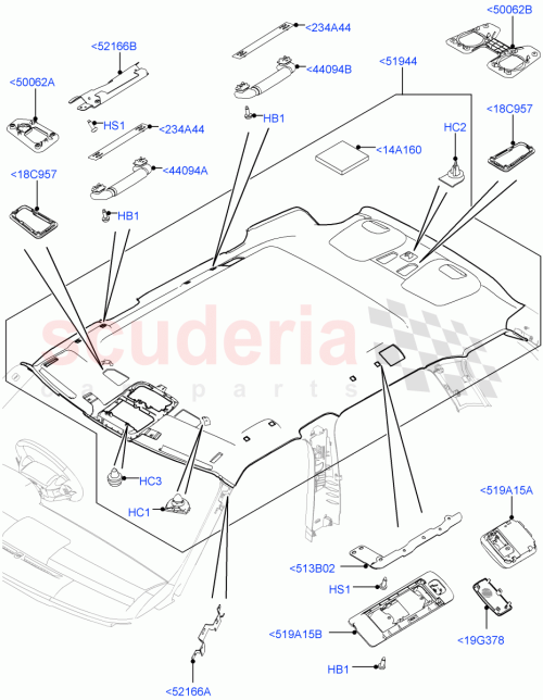 Part Diagram for Land Rover LR053598