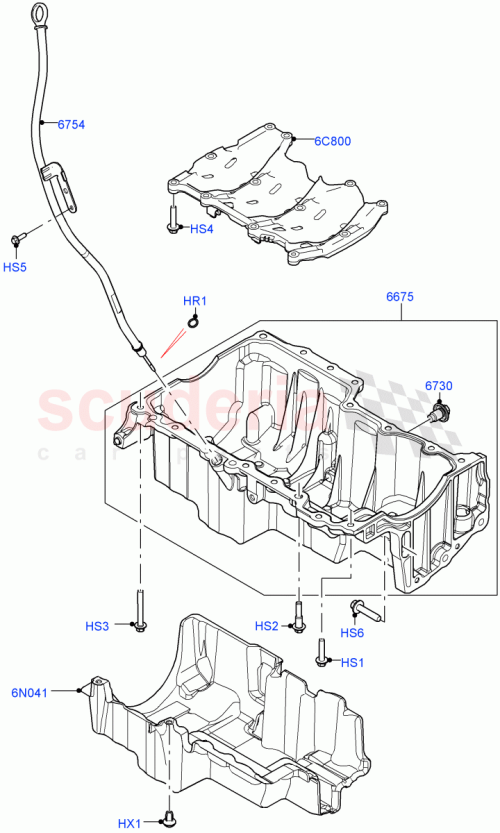 Part Diagram for Land Rover LR140675