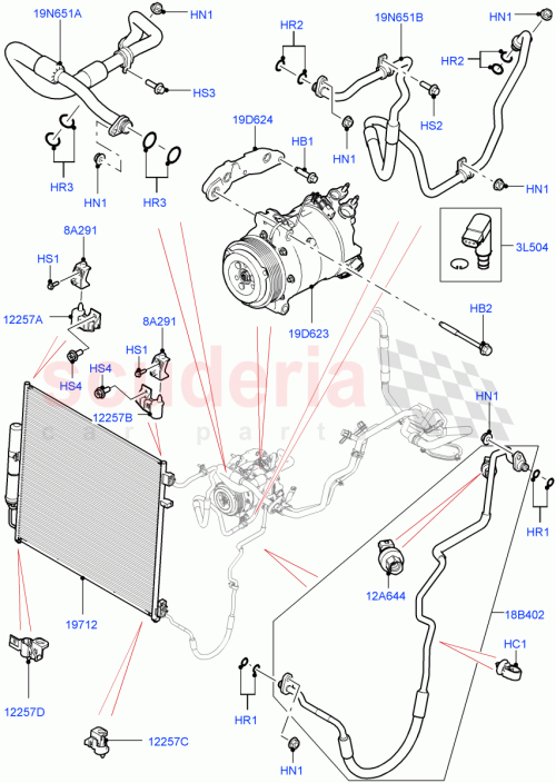 Part Diagram for Land Rover LR063162