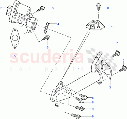 Part Diagram for Land Rover LR004476