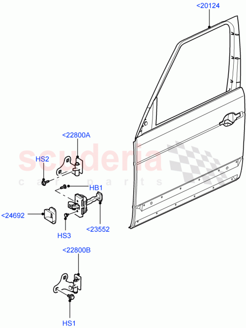 Part Diagram for Land Rover BDH760030