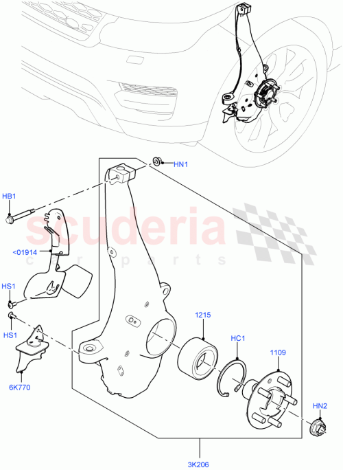 Part Diagram for Land Rover LR099022