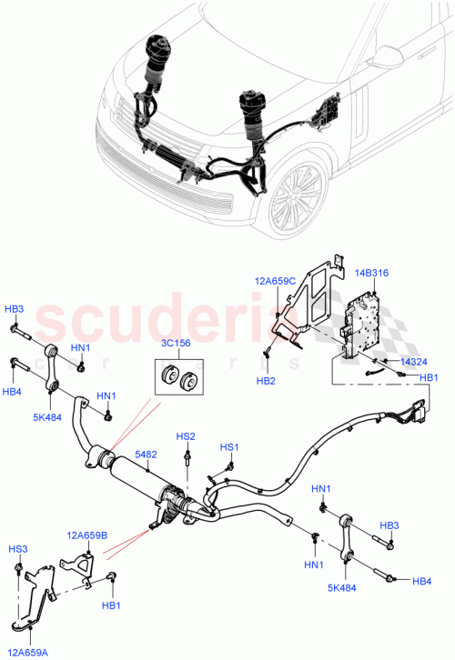 Part Diagram for Land Rover LR153447