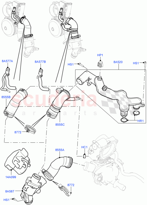 Part Diagram for Land Rover LR049989
