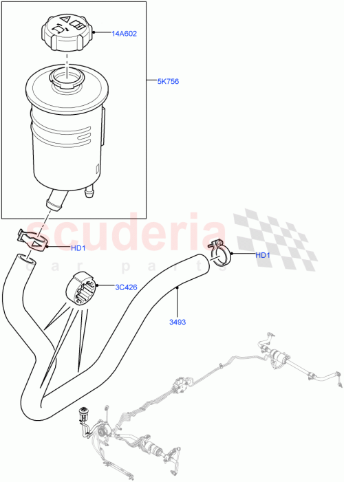 Part Diagram for Land Rover QGM000020