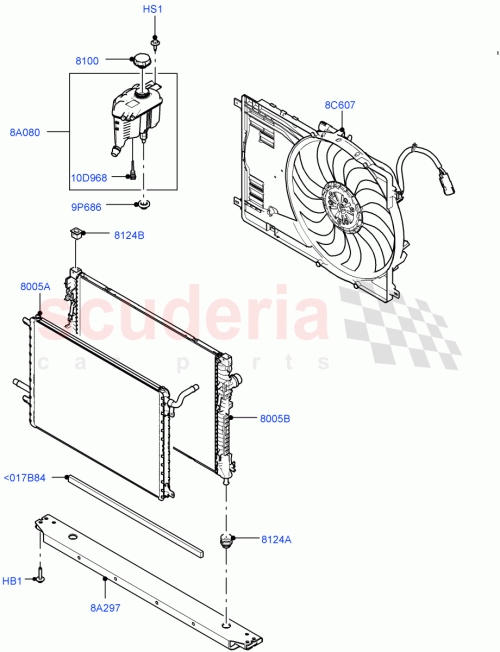 Part Diagram for Land Rover LR135874