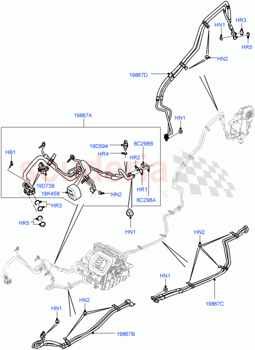Part Diagram for Land Rover LR072559