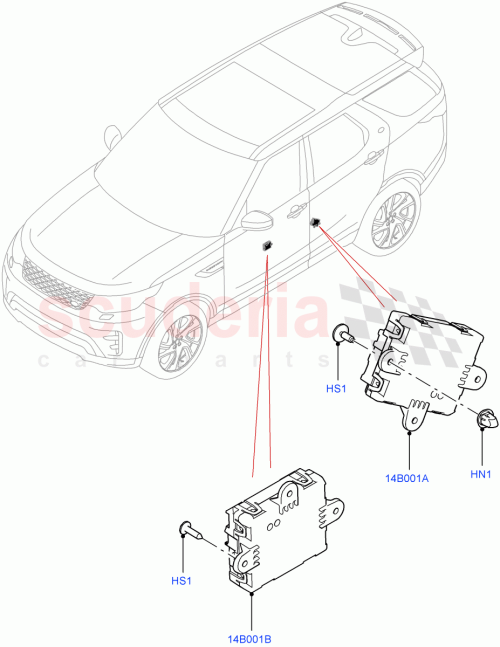 Part Diagram for Land Rover LR106183