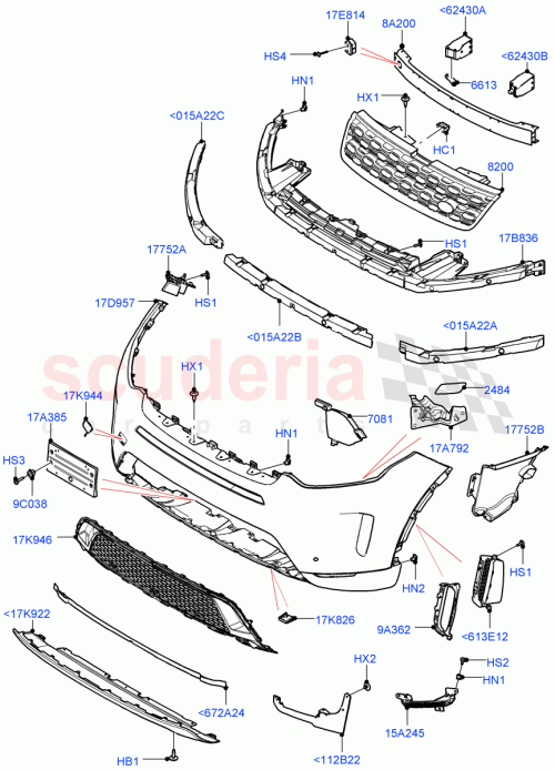 Part Diagram for Land Rover LR127601