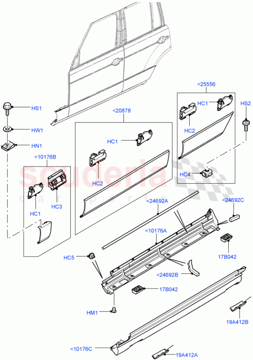 Part Diagram for Land Rover LR022937