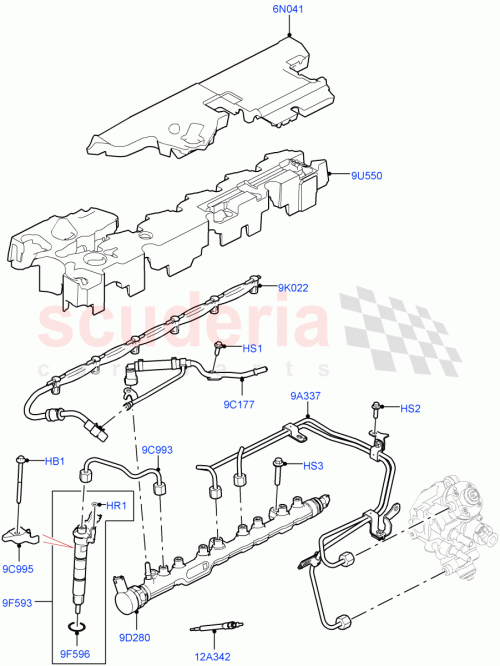 Part Diagram for Land Rover LR125503