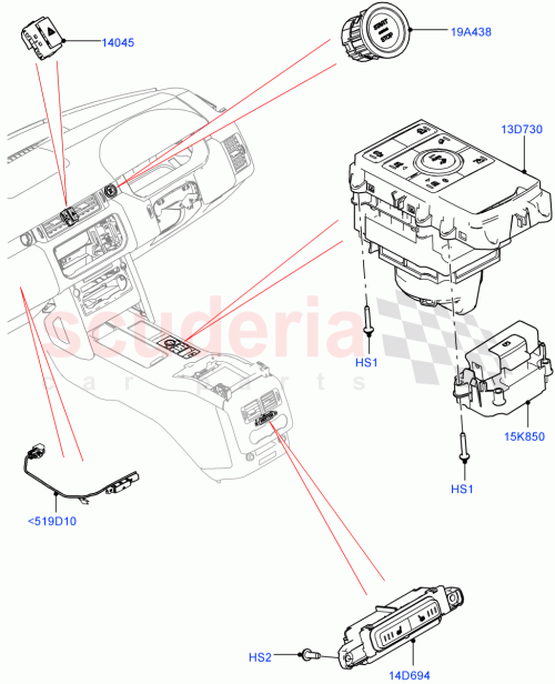 Part Diagram for Land Rover LR163451