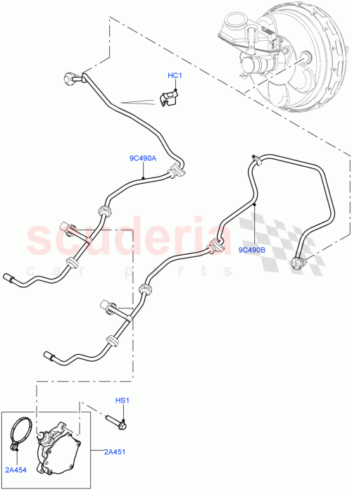 Part Diagram for Land Rover LR061031
