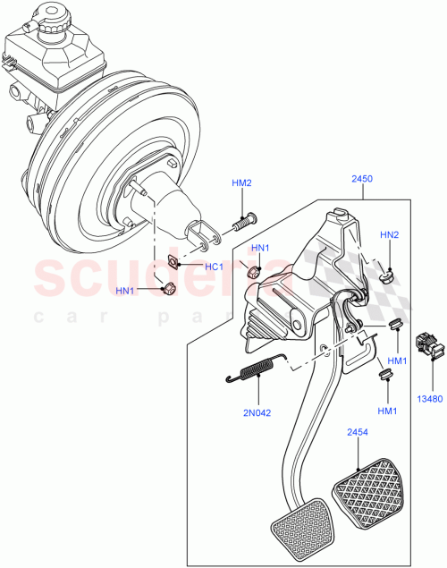 Part Diagram for Land Rover SKB500220WQD
