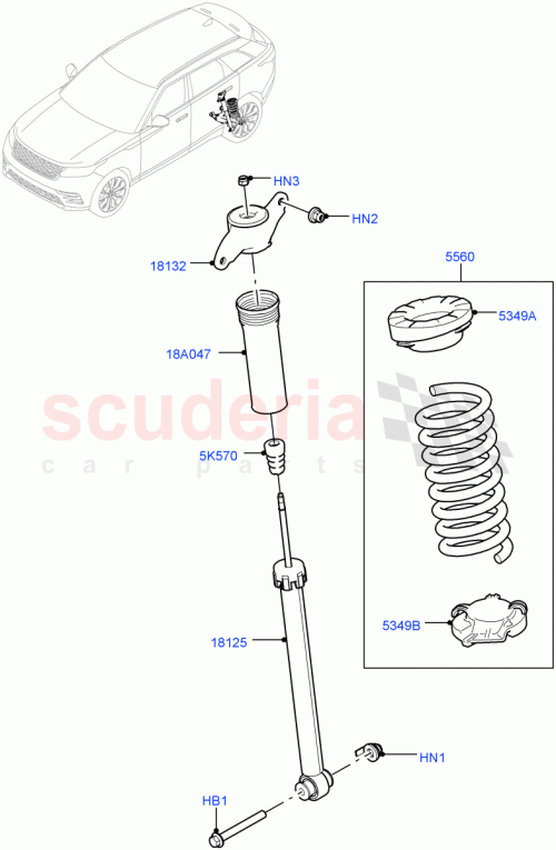 Part Diagram for Land Rover LR106188