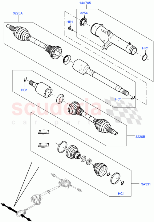 Part Diagram for Land Rover LR156736