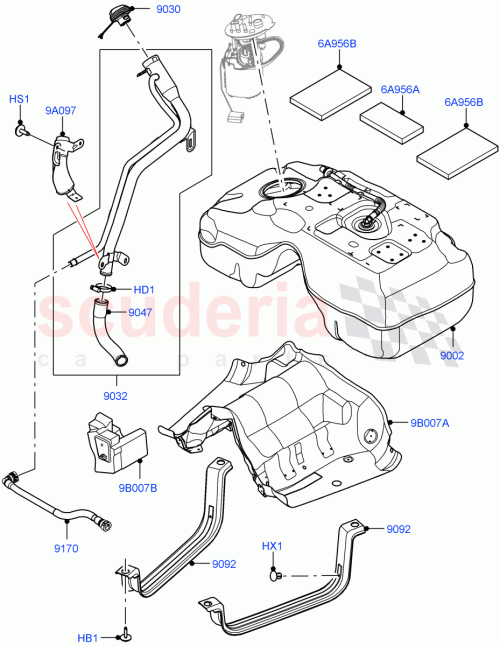 Part Diagram for Land Rover LR139403