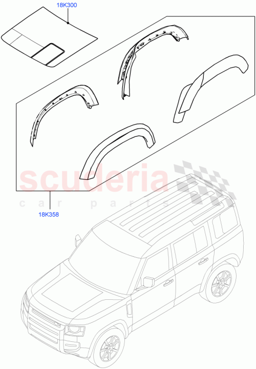 Part Diagram for Land Rover VPLEP0381