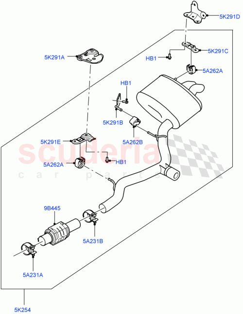 Part Diagram for Land Rover LR088558