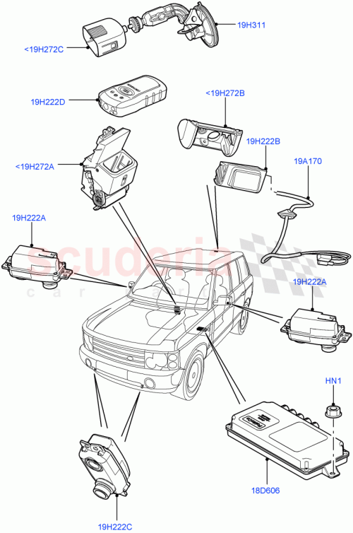 Part Diagram for Land Rover LR011108