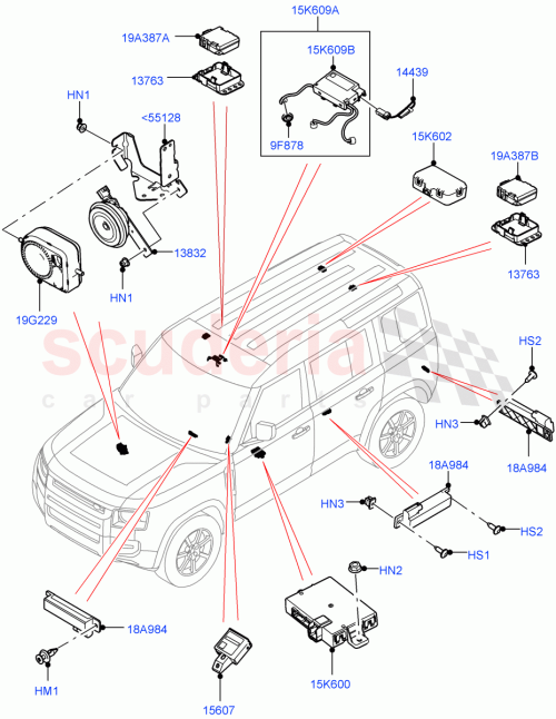 Part Diagram for Land Rover LR157849