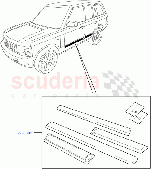Part Diagram for Land Rover VUB504260