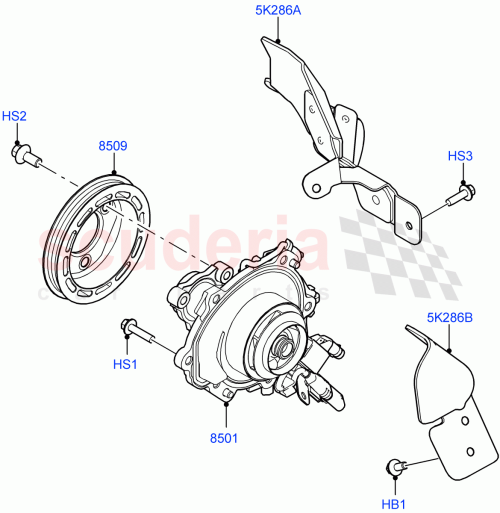 Part Diagram for Land Rover LR140739