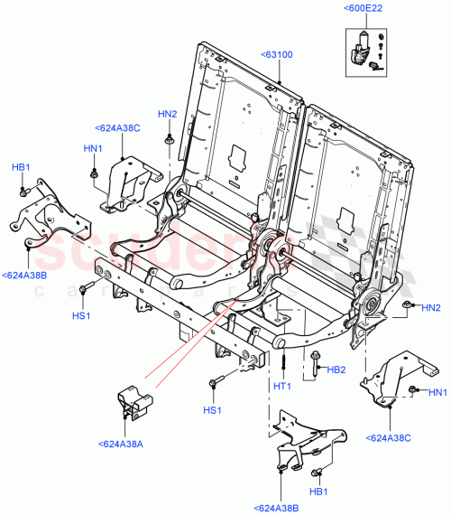 Part Diagram for Land Rover LR057978