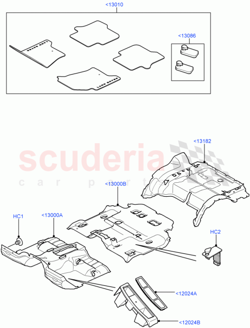 Part Diagram for Land Rover LR021383