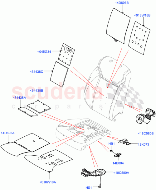 Part Diagram for Land Rover LR091189