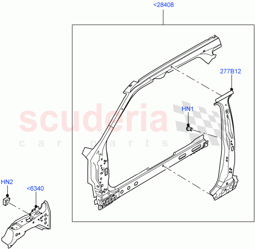 Part Diagram for Land Rover LR155800