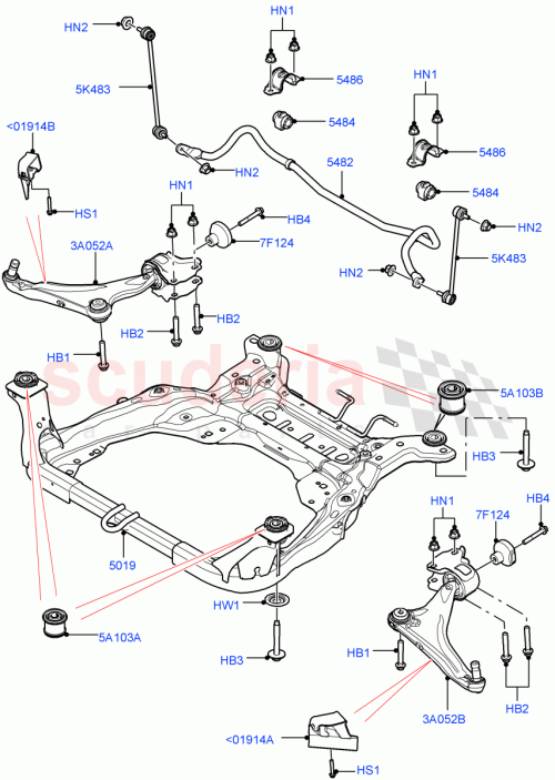 Part Diagram for Land Rover LR072655