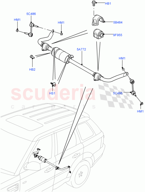 Part Diagram for Land Rover RYG500090