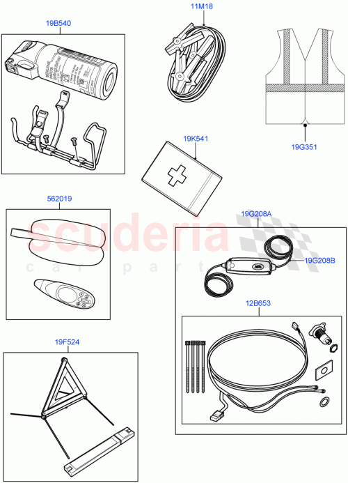 Part Diagram for Land Rover VPLWV0093