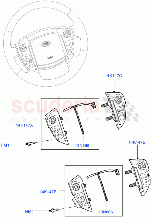 Part Diagram for Land Rover LR056643