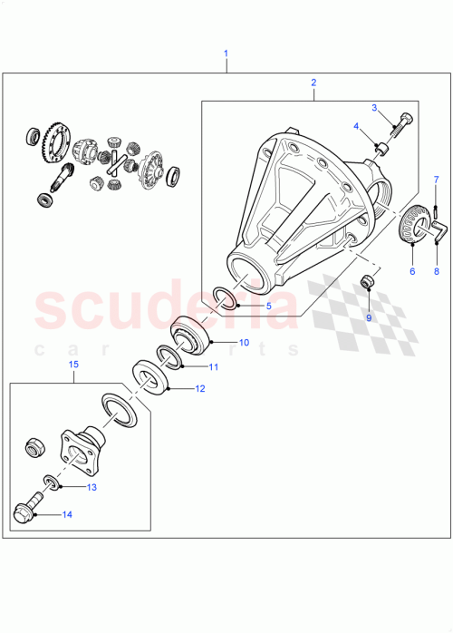 Part Diagram for Land Rover TBB000270