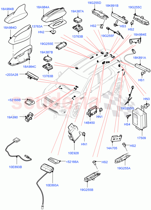 Part Diagram for Land Rover LR106225