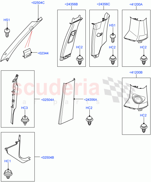 Part Diagram for Land Rover LR077464