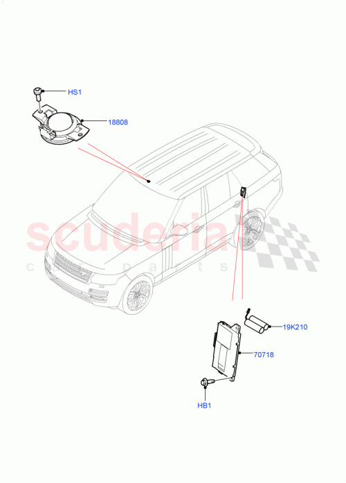 Part Diagram for Land Rover LR081503