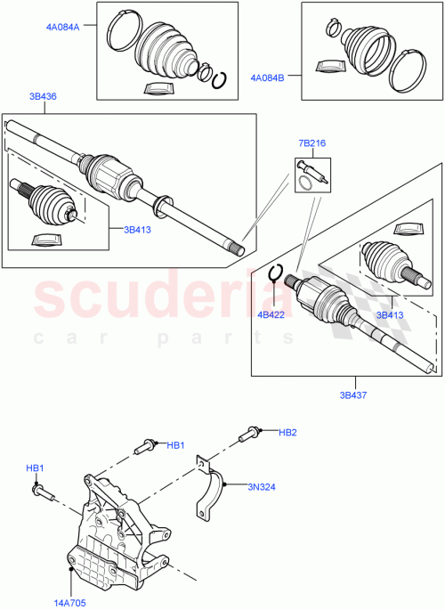 Part Diagram for Land Rover LR138598
