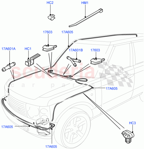 Part Diagram for Land Rover DNJ000010