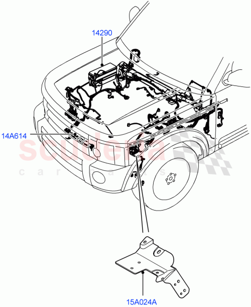 Part Diagram for Land Rover LR051853