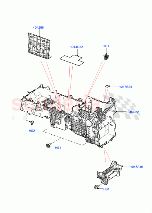 Part Diagram for Land Rover LR082527