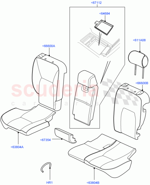 Part Diagram for Land Rover LR018357