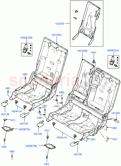 Part Diagram for Land Rover LR081779