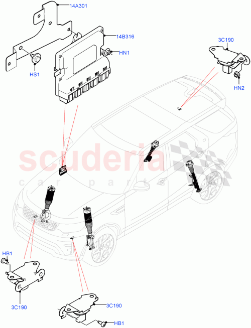 Part Diagram for Land Rover LR105420