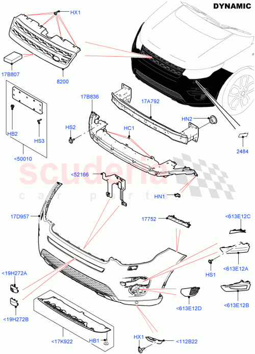 Part Diagram for Land Rover LR094600