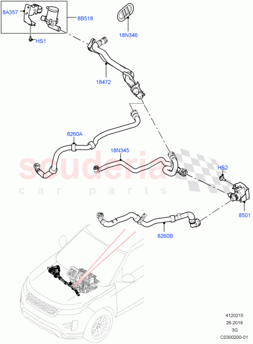 Part Diagram for Land Rover LR125554