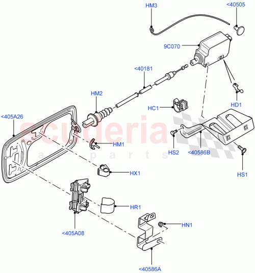 Part Diagram for Land Rover FYP000090